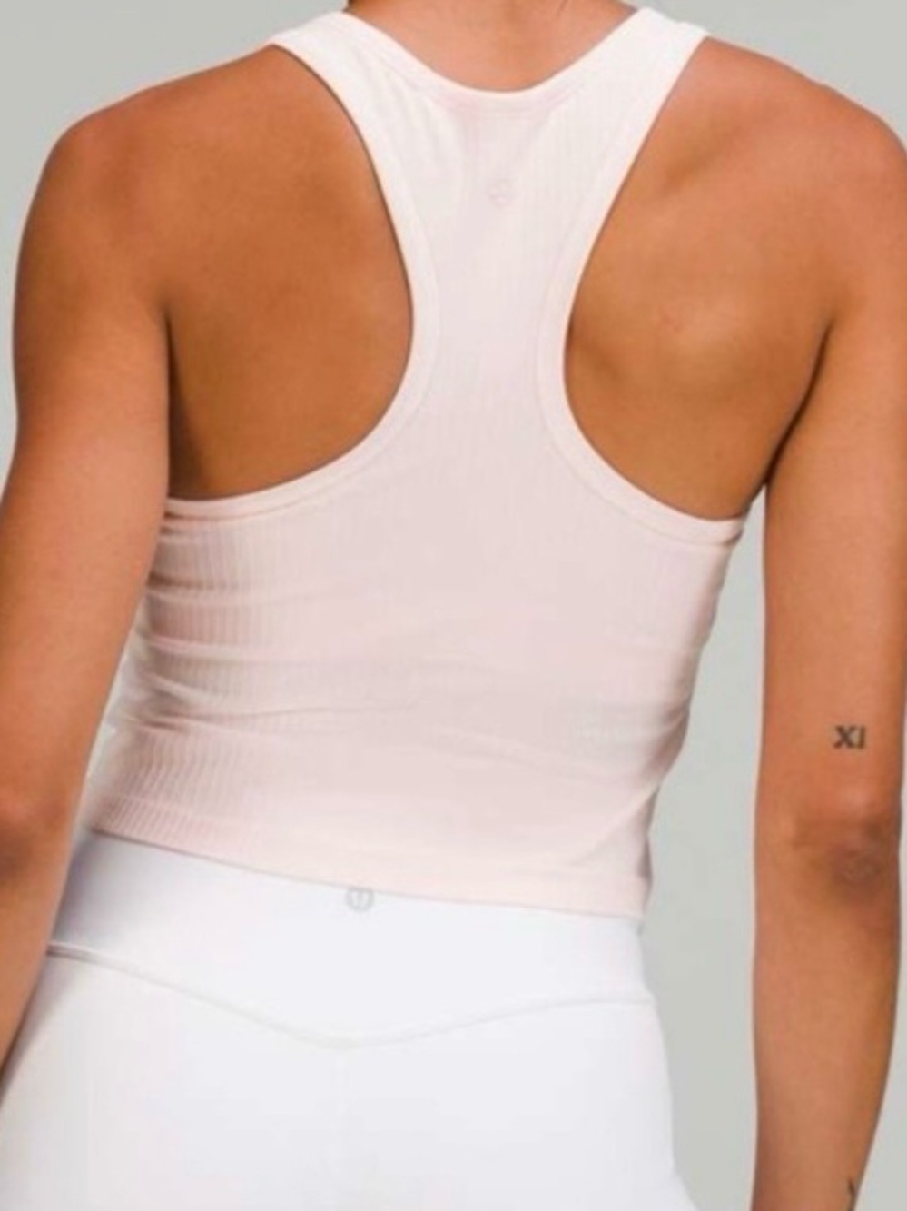 Lululemon Ebb to Street Cropped Racerback Tank Top - Picture 2 of 10